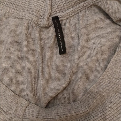 Naf Naf women's blouse used, grey, knitted garment
