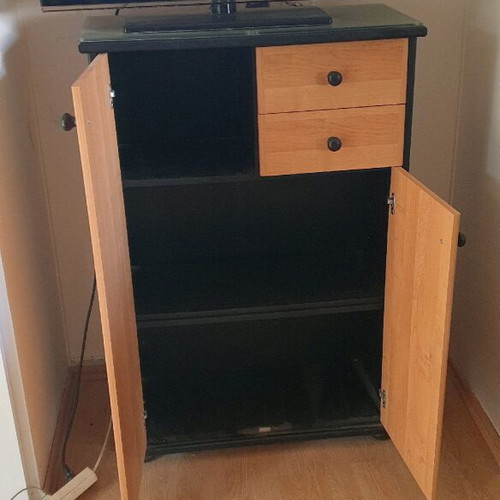IKEA shelf like new, 110x74x36 cm, 3 shelves and 2 drawers