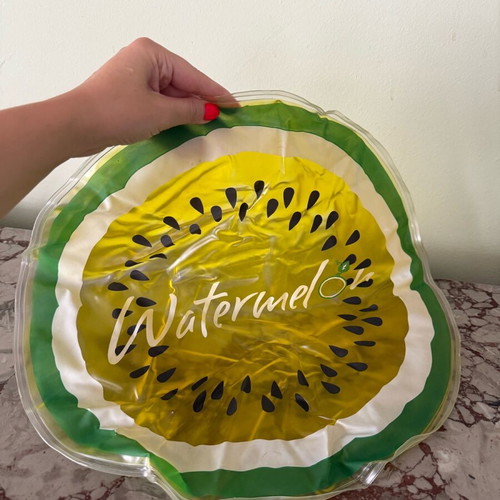 Cooling Gel Pillow for Pets Watermelon Slice Design