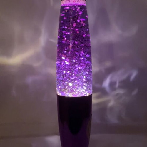 Lava Lamp Glitter Purple new with box