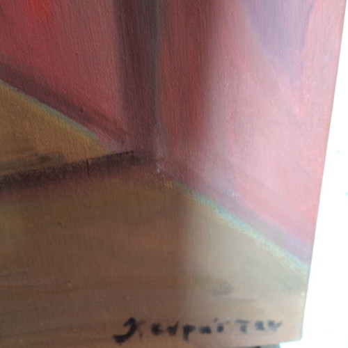 Original oil painting on canvas used