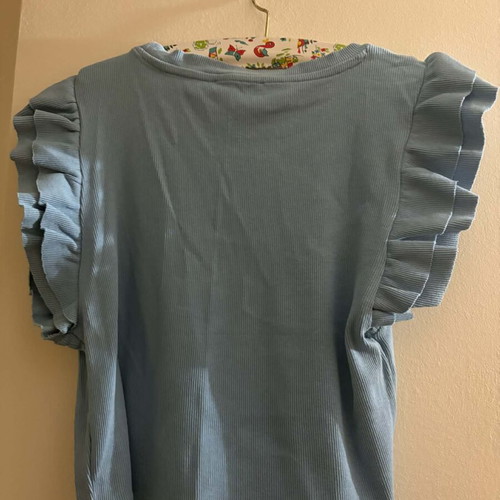 Women's turquoise blouse like new, size L