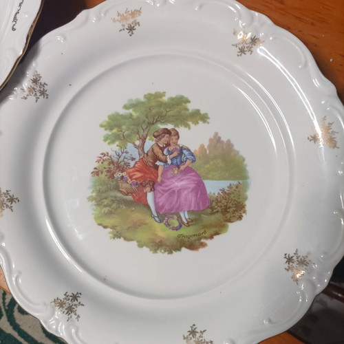 Winterling vintage shallow plate unused, diameter 25-28cm