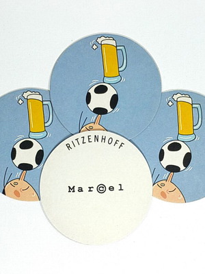 Ritzenhoff Marcel Coasters Set of 4 Pieces Like New