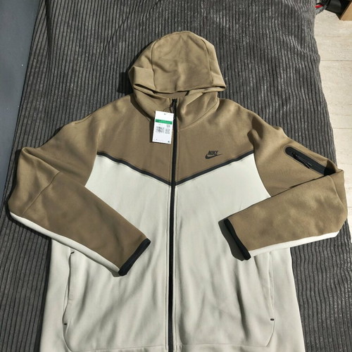 Nike Tech Fleece hoodie new, size XL, black and beige
