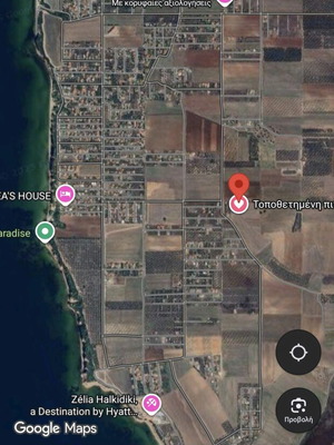 Αγροτεμάχιο 28.063 τ.μ. στην Ποτίδαια Χαλκιδικής οικοδομήσιμο με θέα θάλασσα