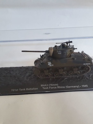 Συλλεκτικό άρμα μάχης M4A3(76mm) 761st Tank Battalion Task Force Rhine 1/43 καινούργιο