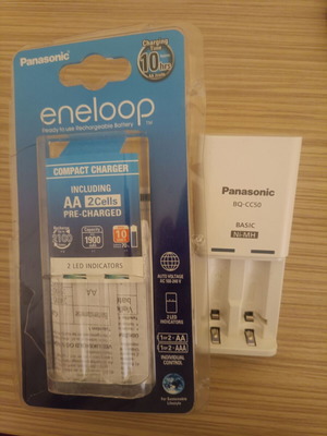 Panasonic battery charger for AA and AAA batteries, like new