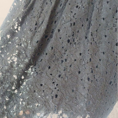 Black lace dress Clockhouse used with pearl and rhinestone collar