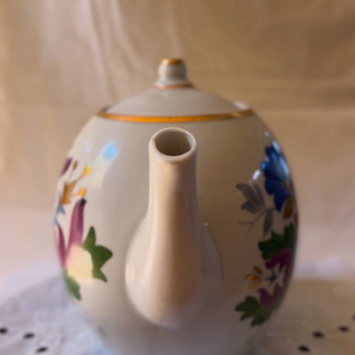 Vintage Soviet porcelain tea set from 1970s
