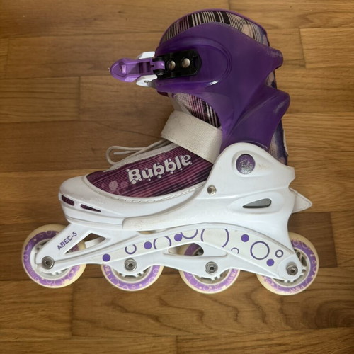 Rollers size 34-37, purple, like new, 4 wheels