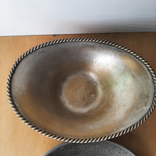 Vintage metal utensils used, pack of 2, decorative details