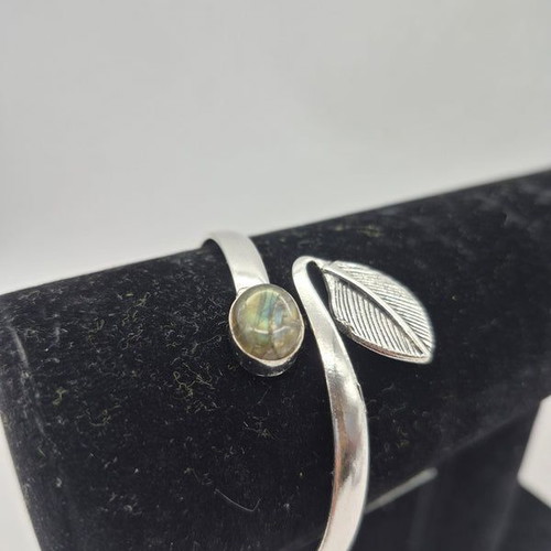 Labradorite Crystal Bracelet Silver Plated New