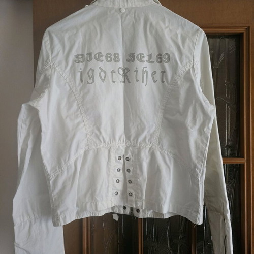 White women's jacket like new, size Medium
