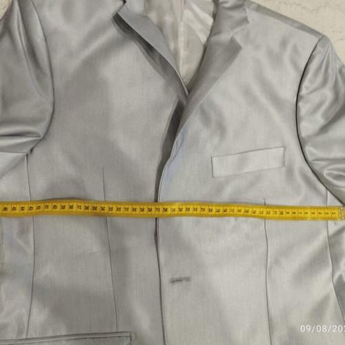 Berto Lucci suit gray, like new, includes shirt size M