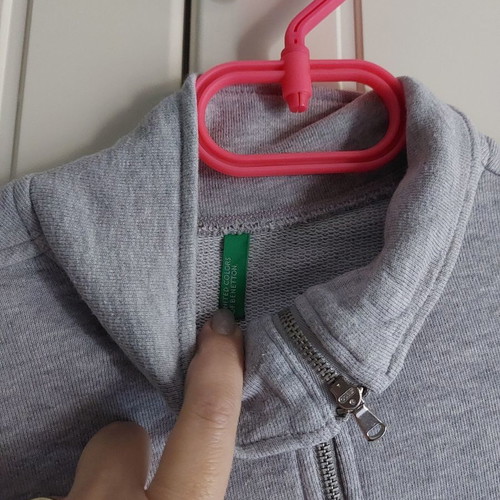 Benetton grey jacket for girls 11-12 years used