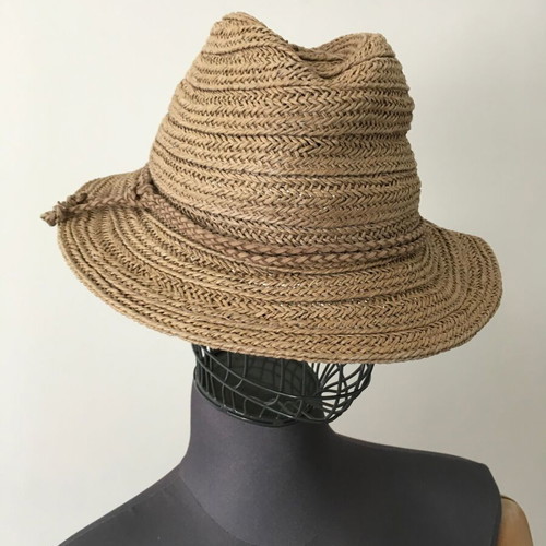 Stamion Panama Hat Made in Greece like new, brown