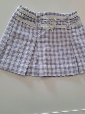 Benetton purple skirt like new for 9-12 months