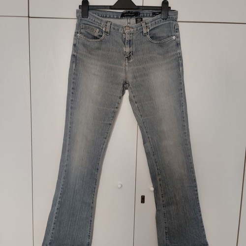 Calvin Klein flare jeans used, size 8, light blue gray