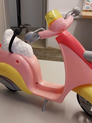 Vespa Barbie toy used