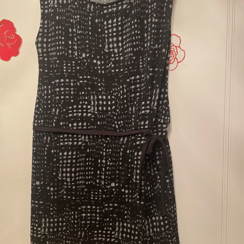 Light knitted dress like new, black and grey, size XL