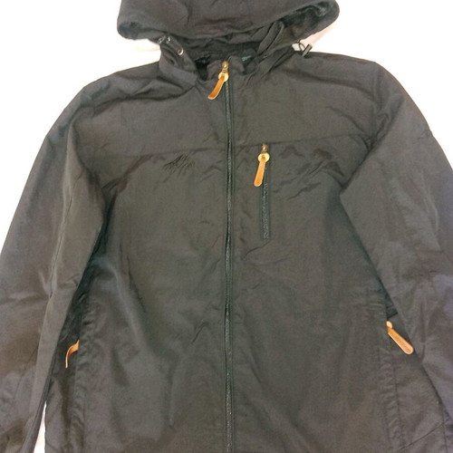 Outdoors men's windbreaker jacket like new, black, size M