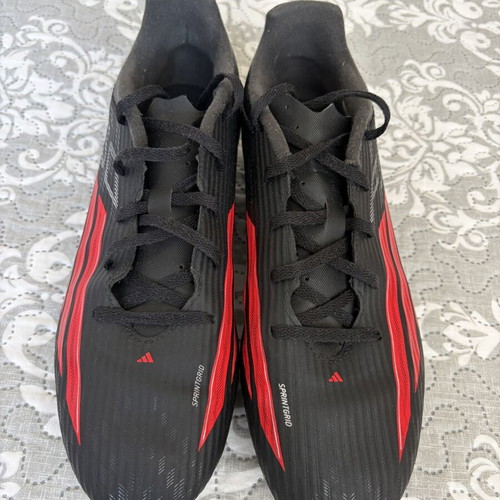 Adidas F50 Club FG/MG football shoes size 44 like new, black and red
