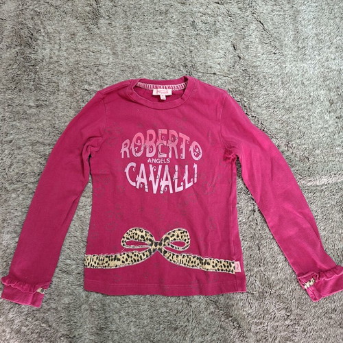 Roberto Cavalli blouse for girl 6 years like new, pink, size 116 cm