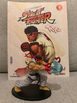 Street Fighter DeAgostini collectible figure like new, scale 1:18