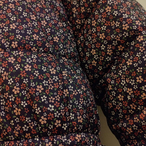 Mango Kids Floral Puffer Jacket Hooded Like New, Size 13-14 Yrs