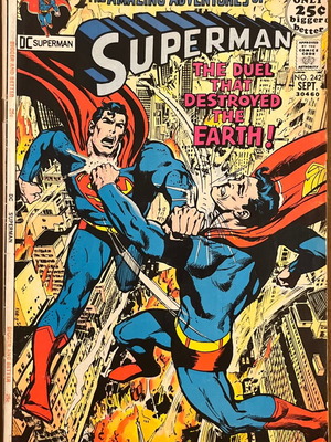 The Amazing Adventures of Superman No.242 comic used, classic Neal Adams cover