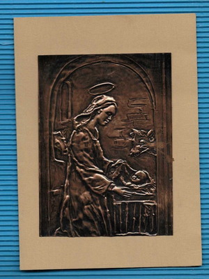 Christmas copper engraving used
