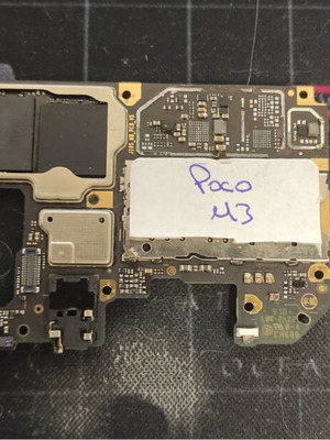 Poco M3 board used, defective for spare parts