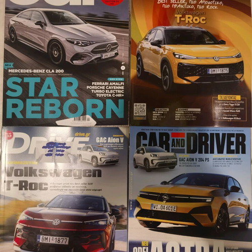 Car, Drive, CAR&DRIVER, Quattroruote magazines like new, April pack