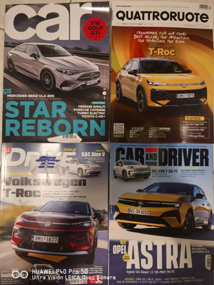 Car, Drive, CAR&DRIVER, Quattroruote magazines like new, April pack