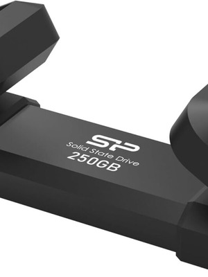 Silicon Power DS72 250GB USB 3.2 Stick με σύνδεση USB-A & USB-C Μαύρο