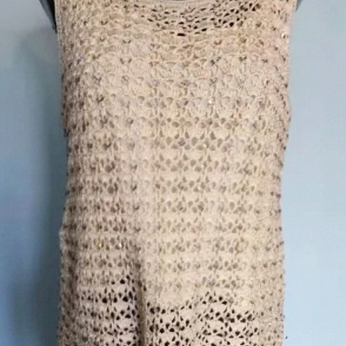 Laura Ashley lace satin tunic like new, L/XL