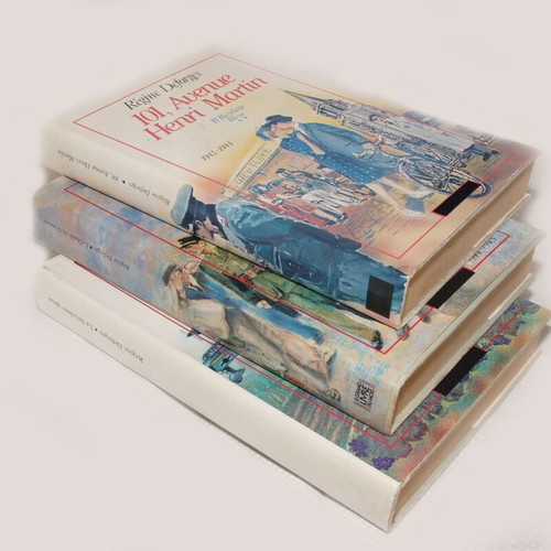 Books 3 French-language novels like new, World War II theme