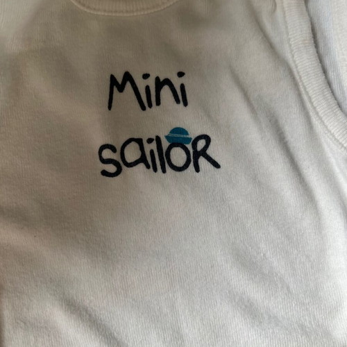 Baby bodysuits used, pack for 6-month-old boy