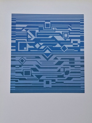 Φωτολιθογραφία Victor Vasarely καινούργιο, Hegedů Duó 1930