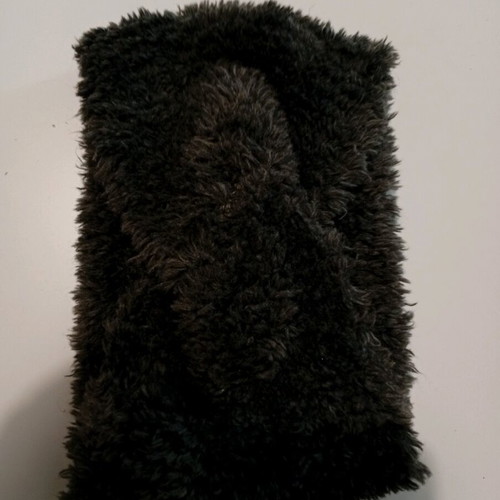 Winter headband unused, handmade, dark gray