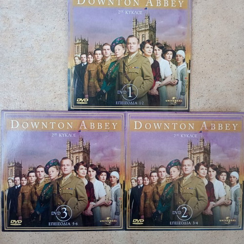 Downton Abbey DVD season 2 episodes 1-6 used, subtitles