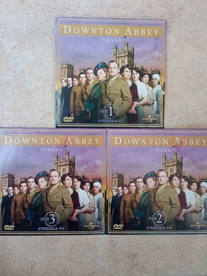 Downton Abbey DVD season 2 episodes 1-6 used, subtitles