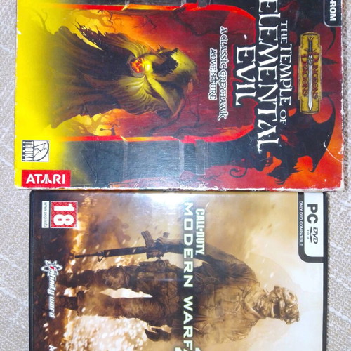 PC Games pack used: The Temple of Elemental Evil & Call of Duty Modern Warfare 2