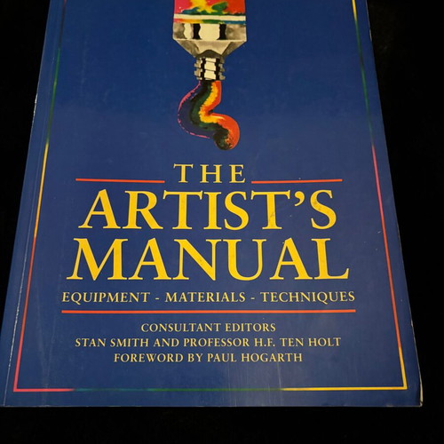 The Artist's Manual book, complete guide to art techniques and materials