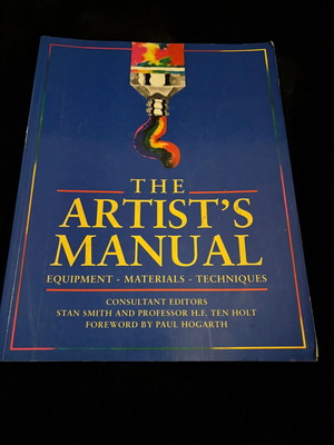 Βιβλίο The Artist's Manual μεταχειρισμένο, πλήρης οδηγός τεχνικών τέχνης