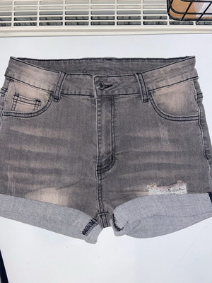 Women's shorts pants new, black and gray, sizes S and M