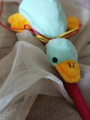 Easter candle plush like new