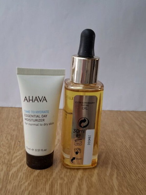 Λάδι προσώπου L'Oreal 30 ml και κρέμα προσώπου Ahava 15 ml καινούργια
