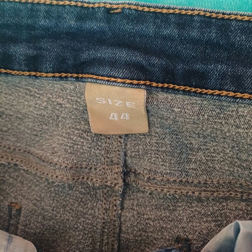 Women's jean pants size 44 like new, blue